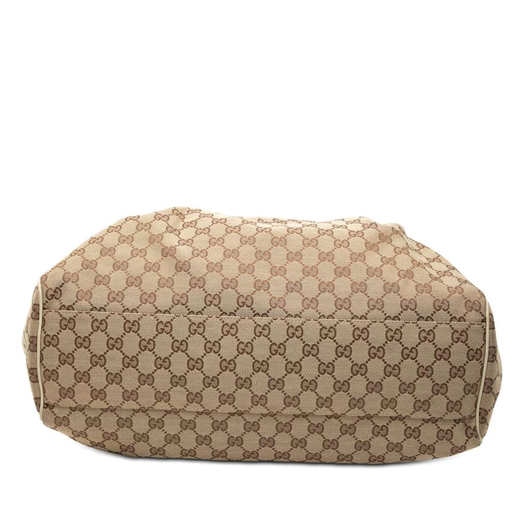Gucci Large GG Canvas Sukey Tote Brown Canvas Good condition - Inside View