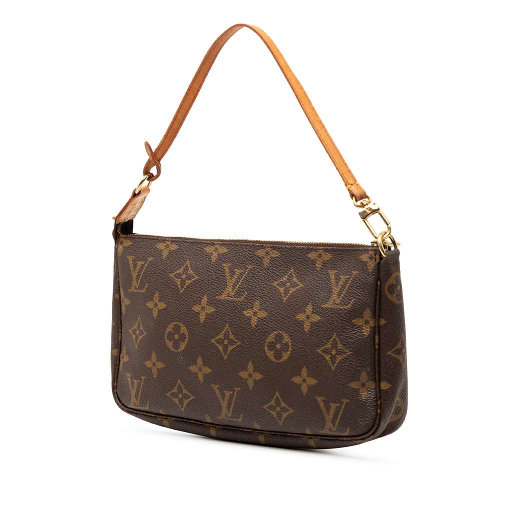 Louis Vuitton Monogram Pochette Accessoires Brown Good condition - Back View