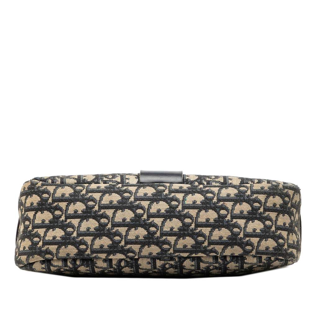 Dior Oblique Trotter Canvas Shoulder Bag Blue Canvas Good condition - Inside View