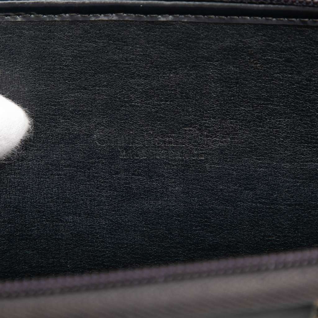 Dior Oblique Trotter Canvas Shoulder Bag Blue Canvas Good condition - Box View