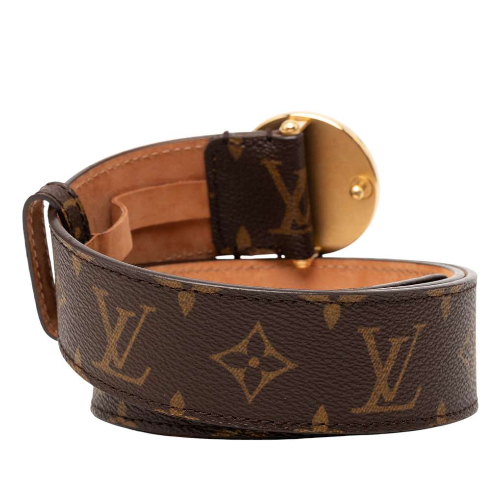 Louis Vuitton Monogram Trunks and Bags Belt Brown Good condition - Inside View