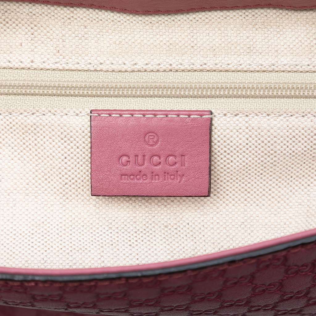 Gucci Microguccissima Sukey Crossbody Pink Leather Good condition - Box View