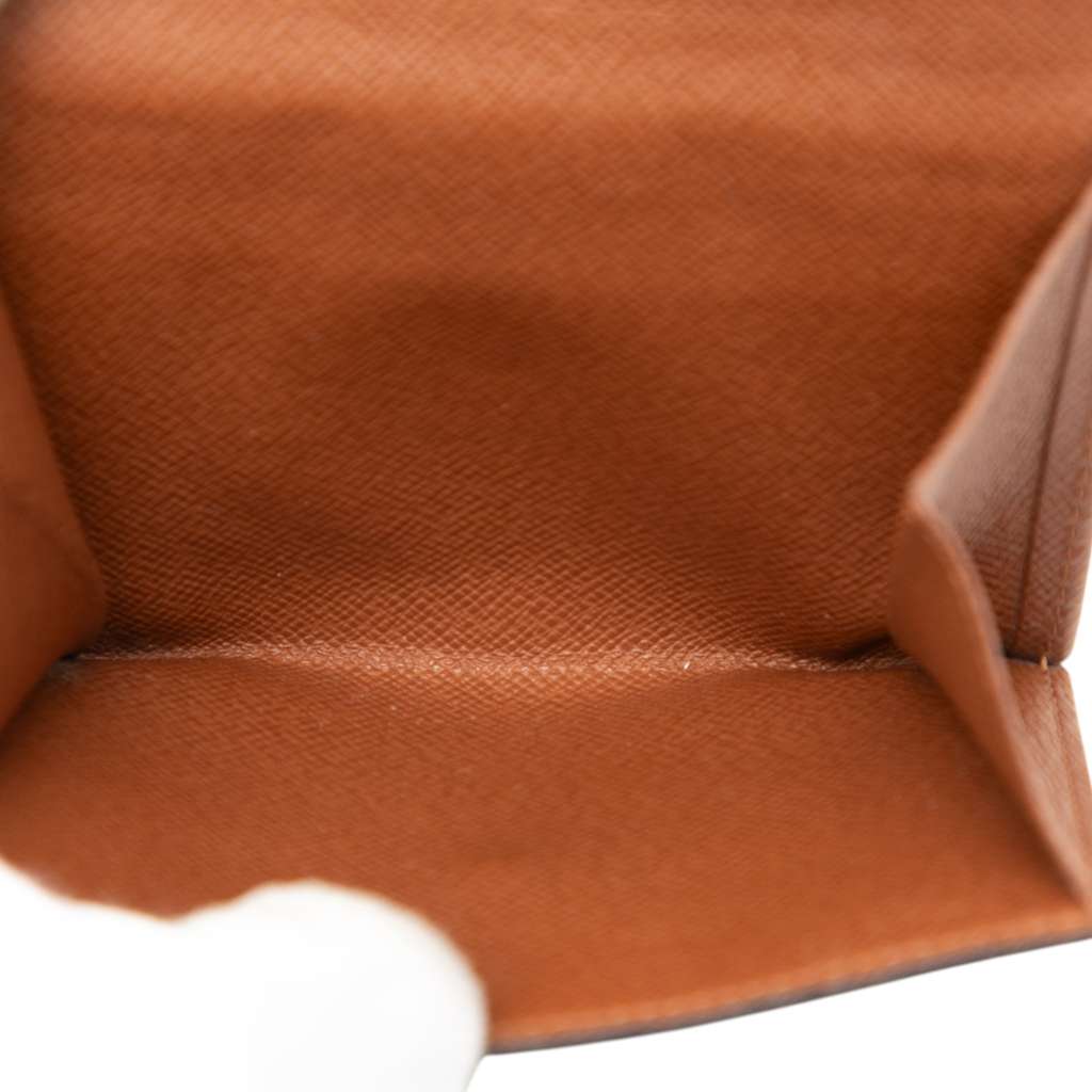 Louis Vuitton Monogram Elise Wallet Brown Good condition - Model View