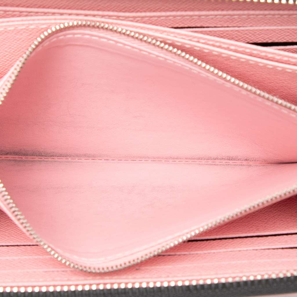 Louis Vuitton Epi Zippy Wallet Grey Leather Good condition - Model View