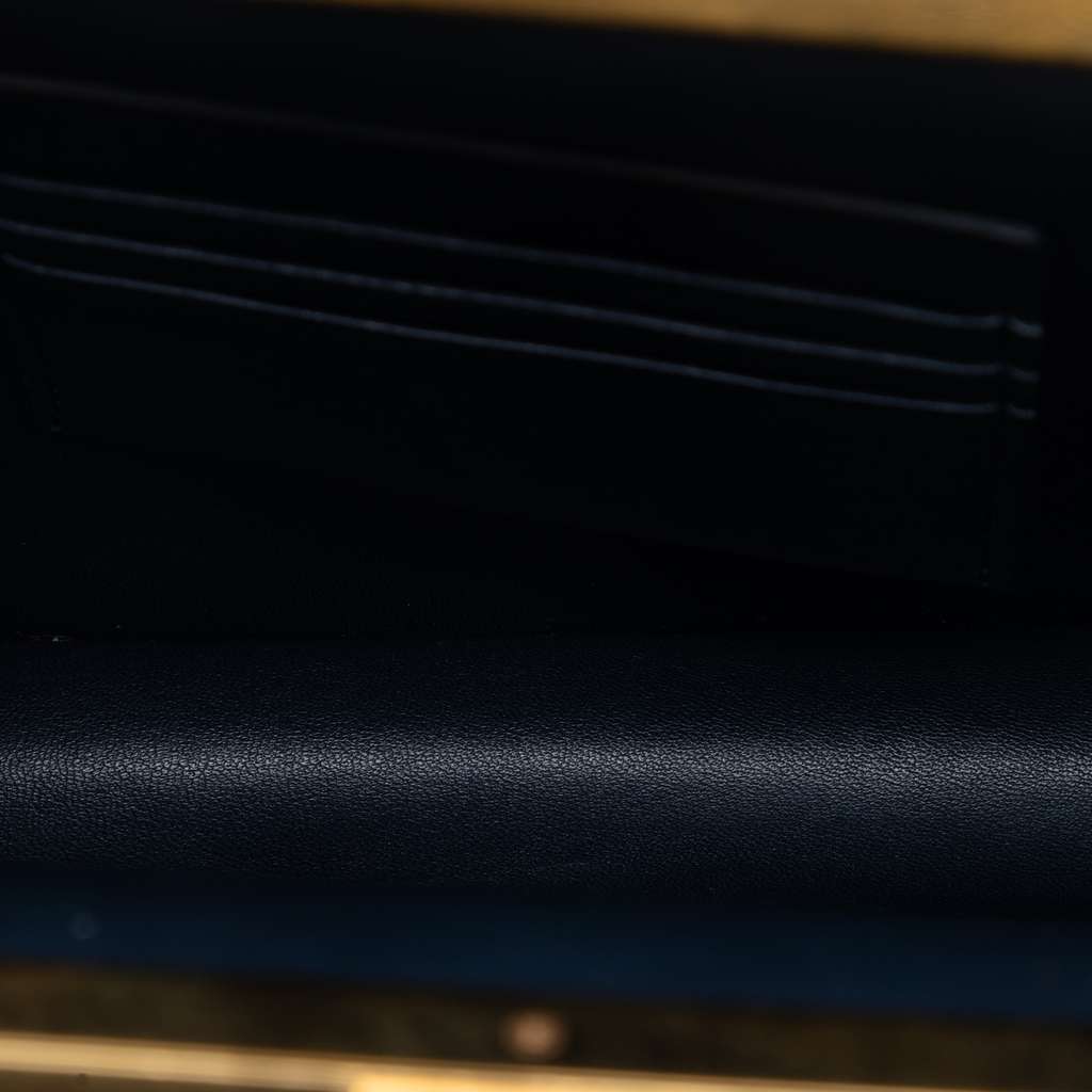 Celine Mini Smooth Calfskin Clasp Bag Red Leather Good condition - Model View