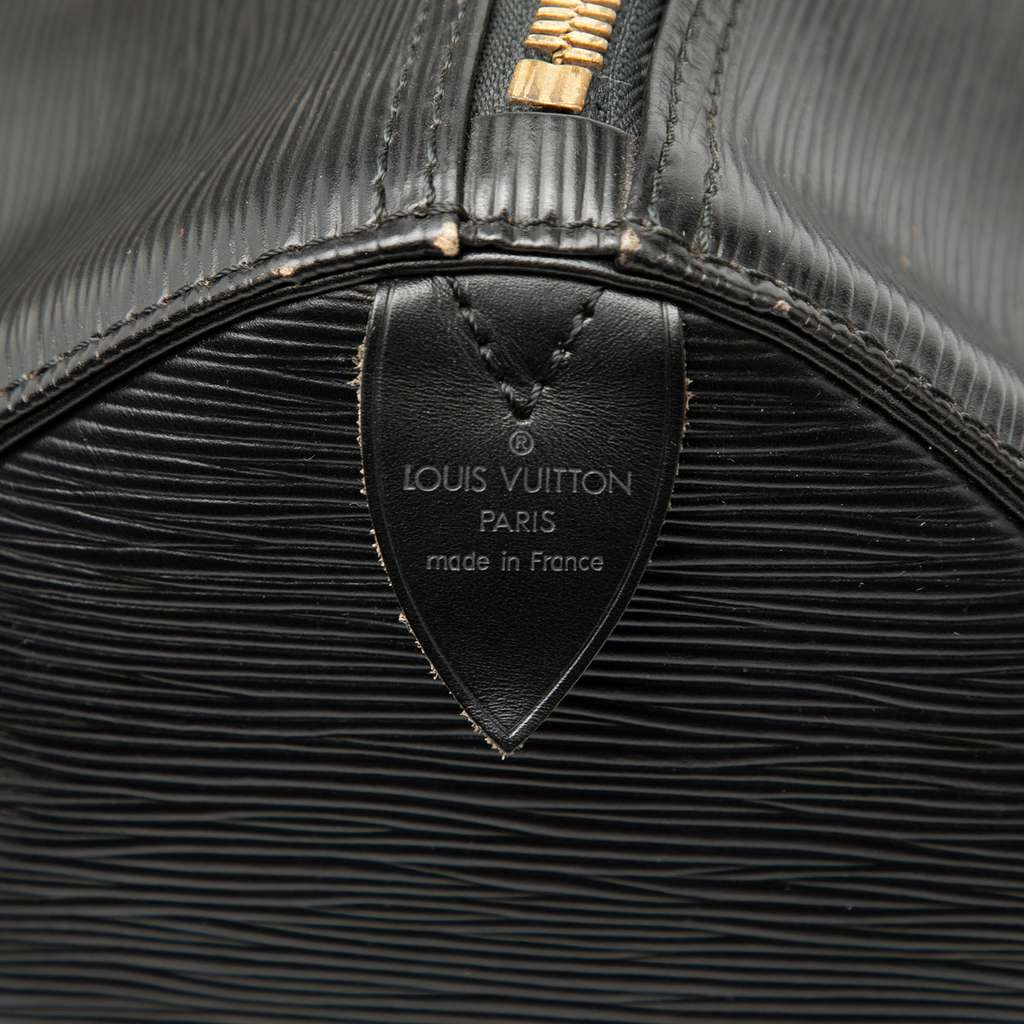Louis Vuitton Epi Keepall 50 Black Leather Good condition - Box View
