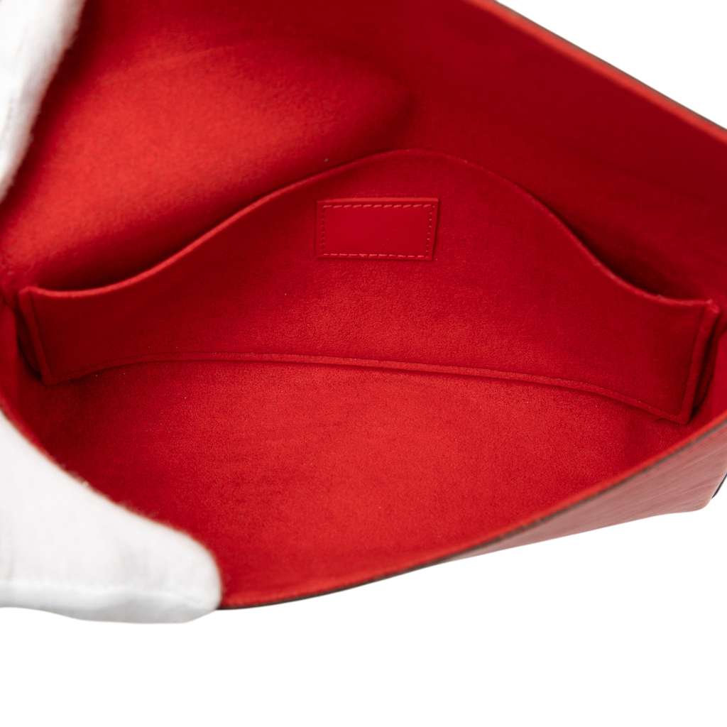 Louis Vuitton Epi Pochette Felicie Red Leather Good condition - Model View