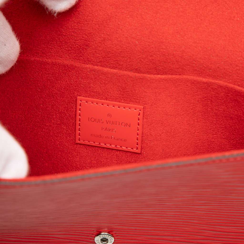Louis Vuitton Epi Pochette Felicie Red Leather Good condition - Box View