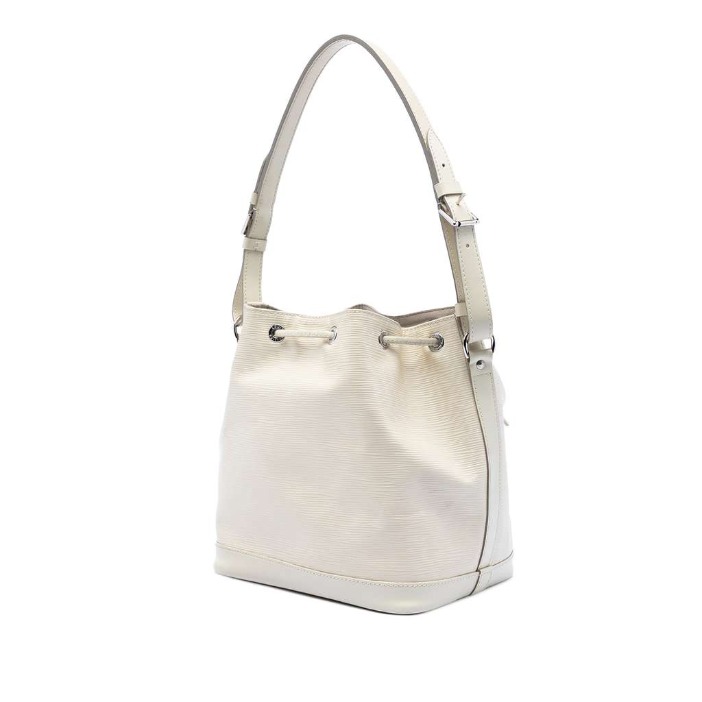 Louis Vuitton Epi Petit Noe White Leather Good condition - Back View