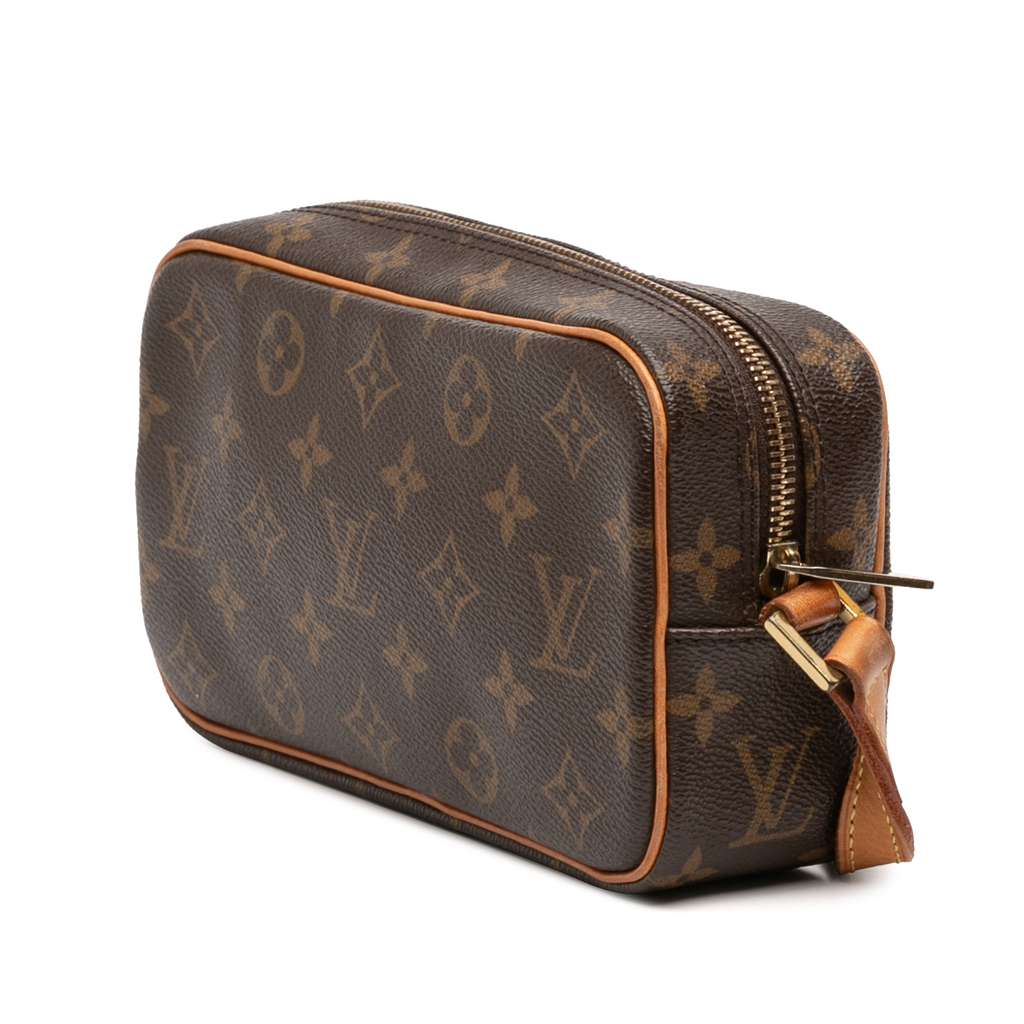 Louis Vuitton Monogram Pochette Cite Brown Good condition - Back View