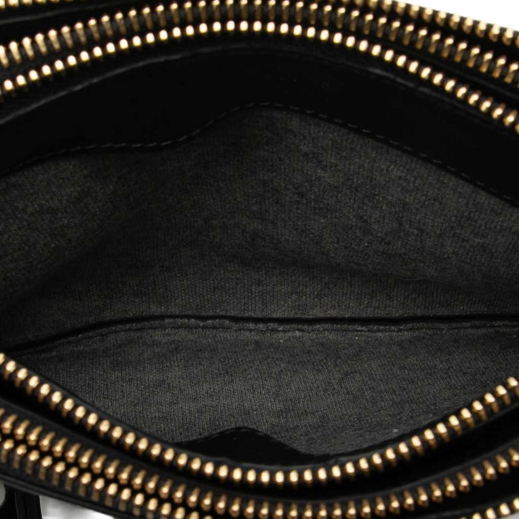 Celine Small Lambskin Trio Crossbody Black Leather Good condition - Model View