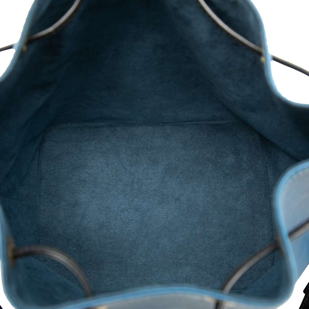 Louis Vuitton Epi Petit Bicolor Noe Blue Leather Good condition - Model View