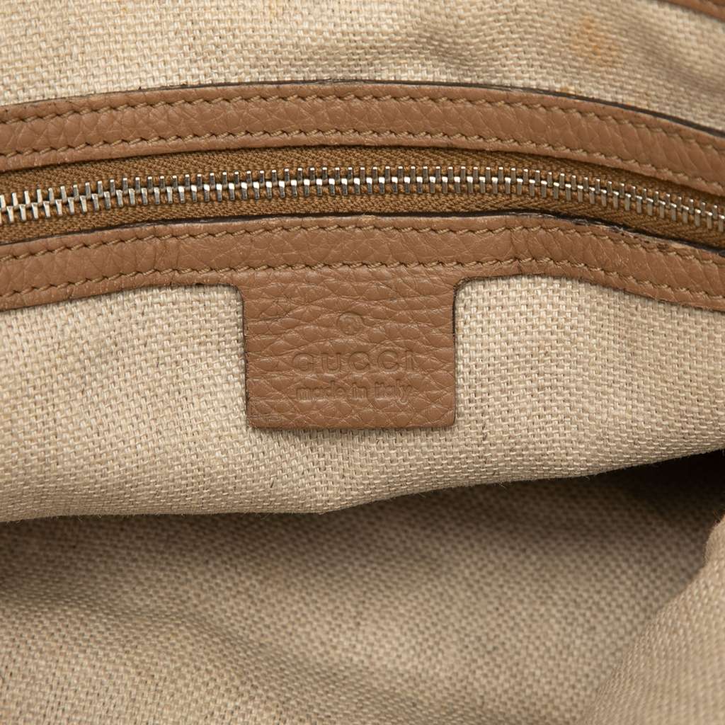 Gucci GG Canvas Icon Bit Tote Brown Canvas Good condition - Box View