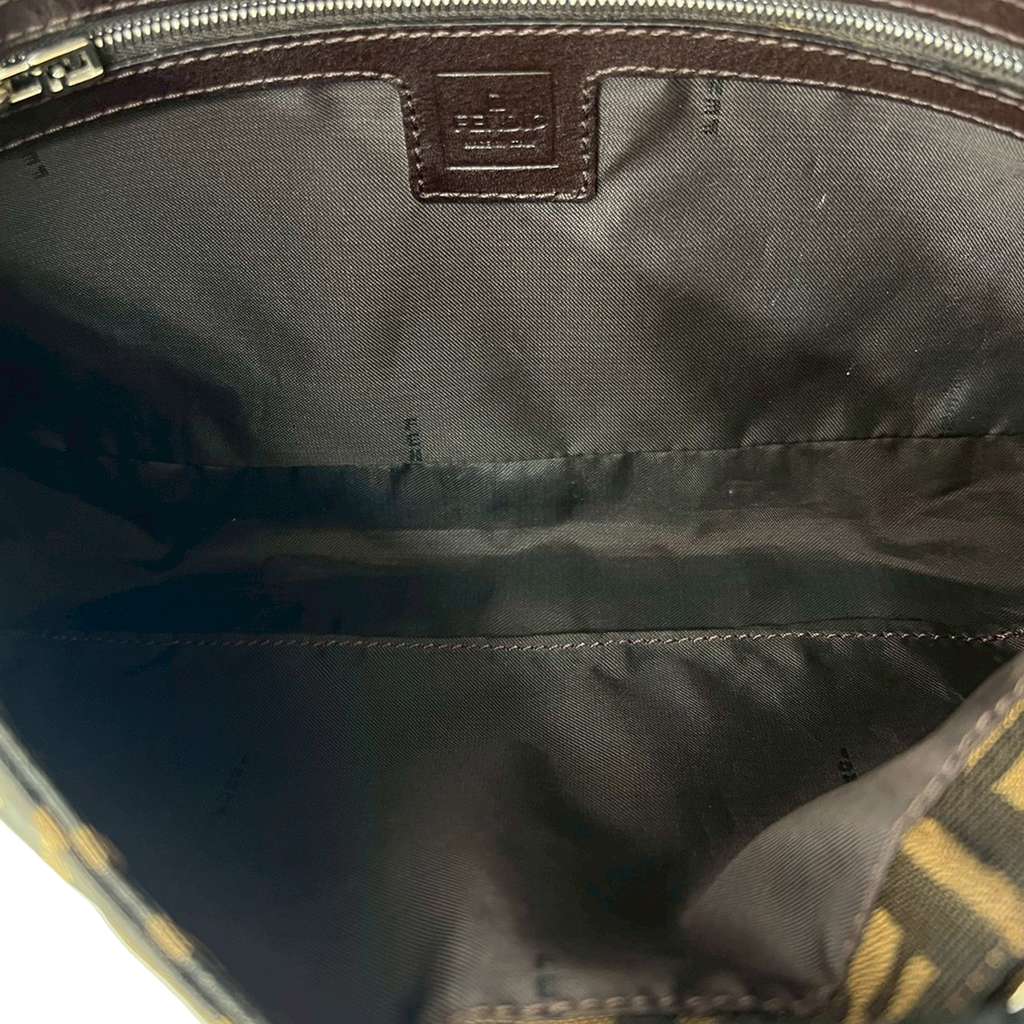 Fendi Zucca Canvas Shoulder Bag Brown Canvas Good condition - Box View