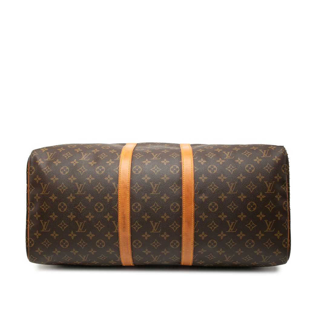 Louis Vuitton Monogram Keepall 55 Brown Good condition - Inside View