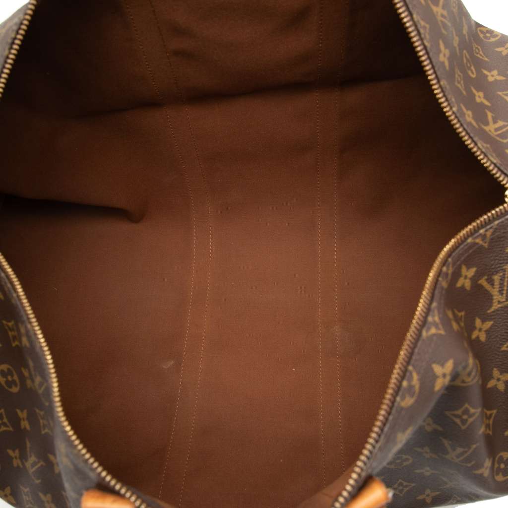 Louis Vuitton Monogram Keepall 55 Brown Good condition - Model View