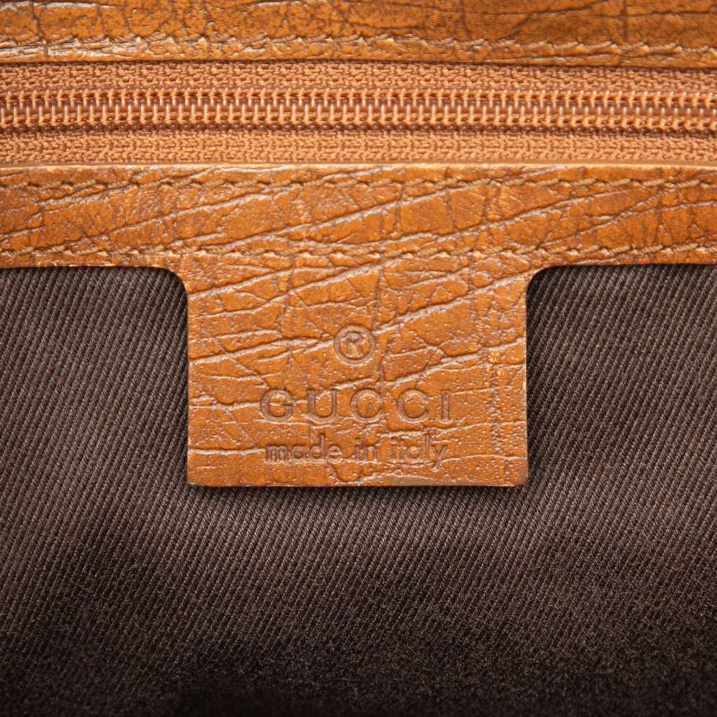 Gucci GG Canvas Bamboo Tote Brown Canvas Good condition - Box View