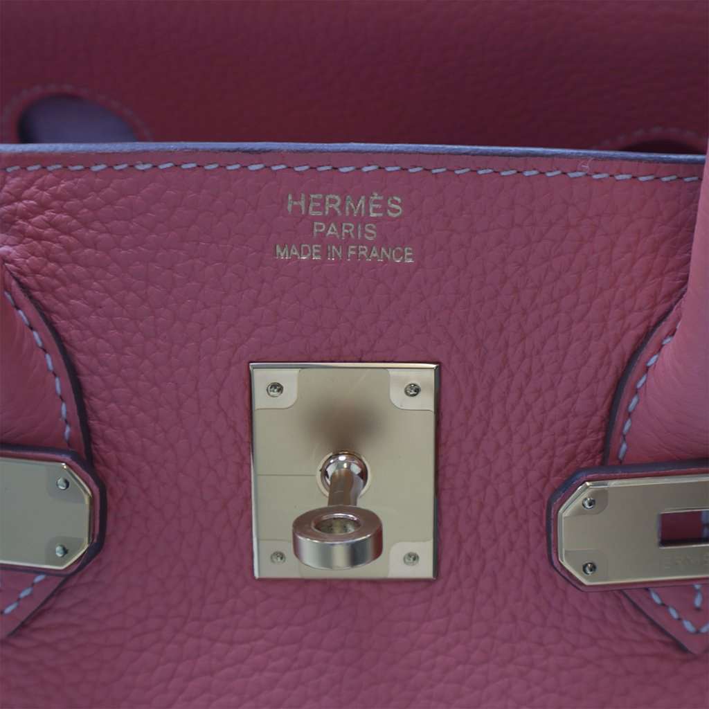 Hermès Clemence Birkin Retourne 35 Orange Leather Good condition - Box View