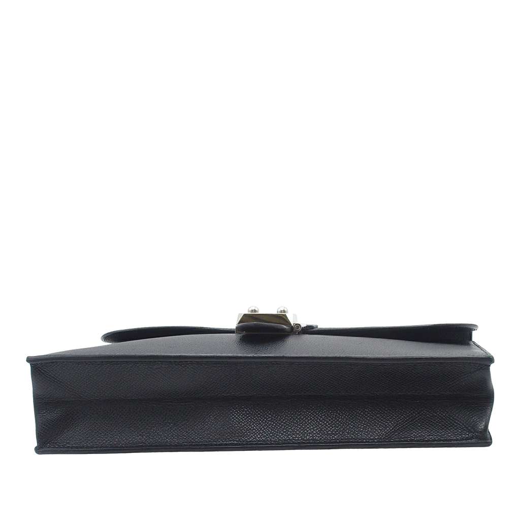 Hermès Swift Sac A Depeches 27 Black Leather Good condition - Inside View