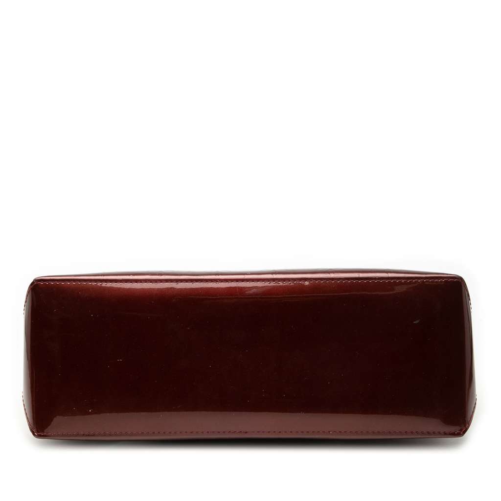 Louis Vuitton Monogram Vernis Wilshire PM Red Leather Fair condition - Inside View