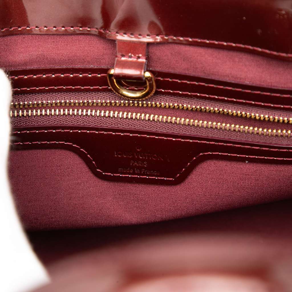 Louis Vuitton Monogram Vernis Wilshire PM Red Leather Fair condition - Box View