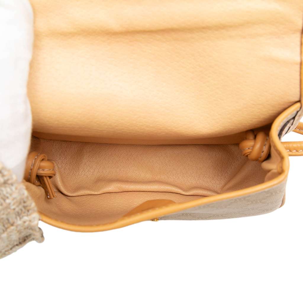 Celine Macadam Coated Canvas Crossbody Brown Canvas Fair condition - Model View