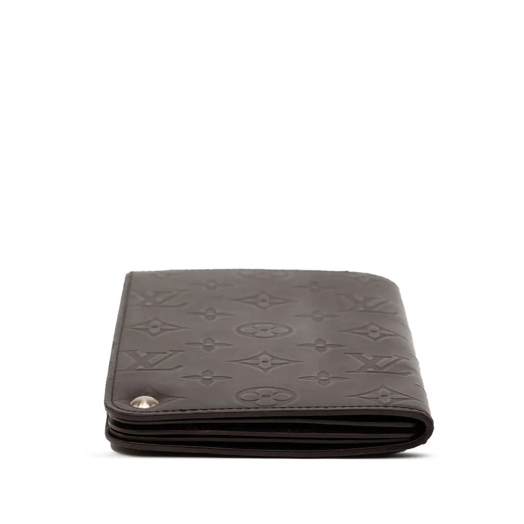 Louis Vuitton Monogram Glace Hoist Organizer Wallet Brown Leather Very good - Inside View