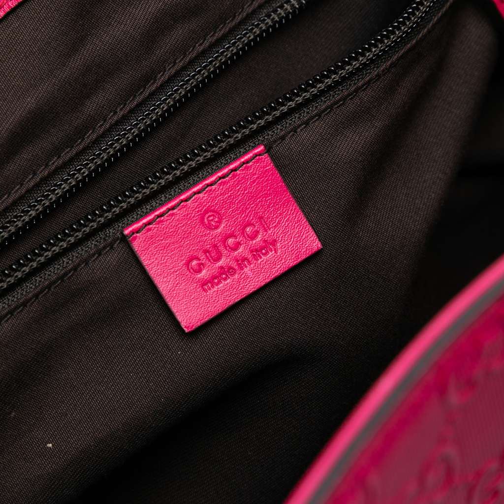 Gucci Guccissima Bright Hilary Lux Tote Pink Leather Good condition - Box View