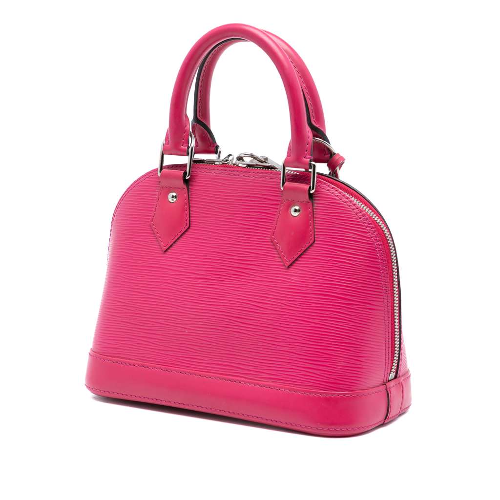 Louis Vuitton Epi Alma BB Pink Leather Good condition - Back View
