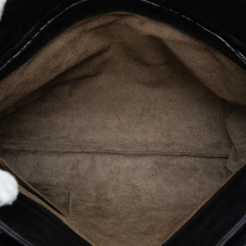 Bottega Veneta Nappa Intrecciato Belted Flat Tote Black Leather Good condition - Model View