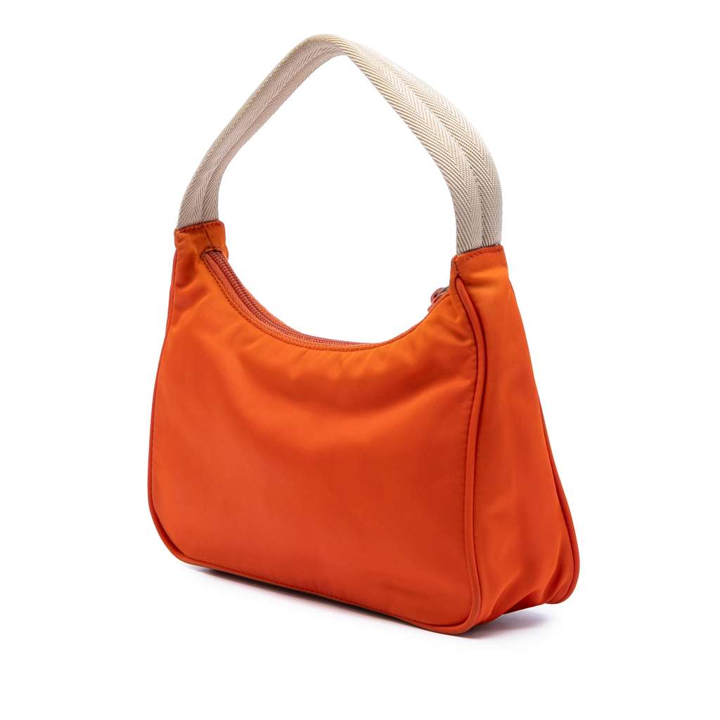 Prada Mini Tessuto Sport Shoulder Bag Orange Good condition - Back View