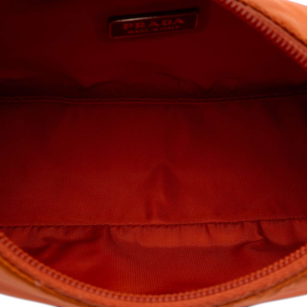 Prada Mini Tessuto Sport Shoulder Bag Orange Good condition - Model View