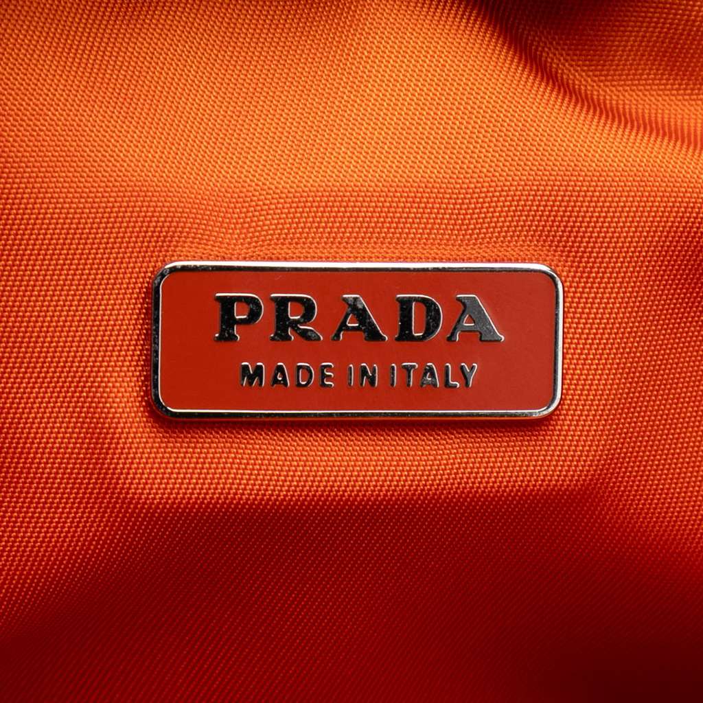 Prada Mini Tessuto Sport Shoulder Bag Orange Good condition - Box View
