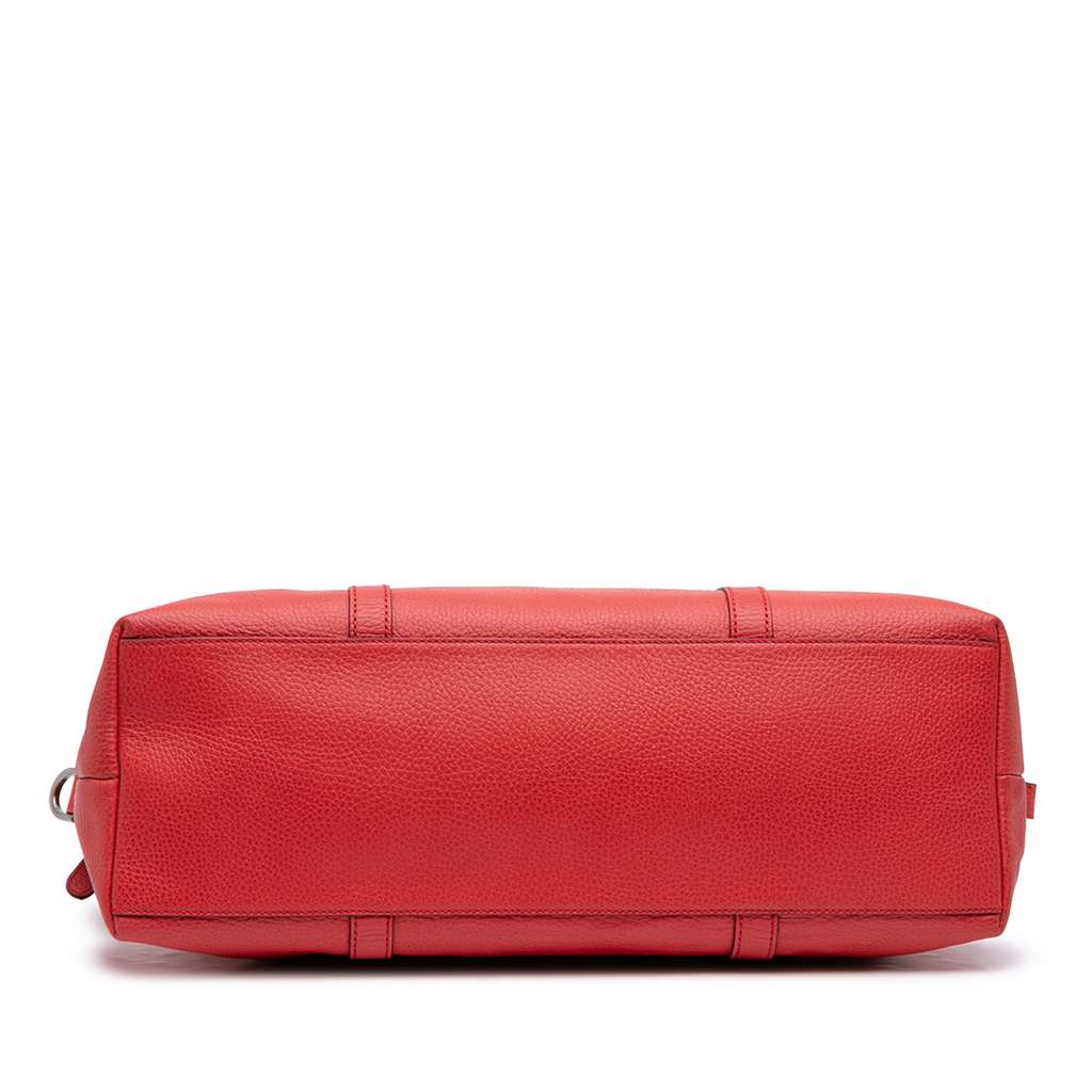 Gucci Leather GG Charm Satchel Red Leather Good condition - Inside View