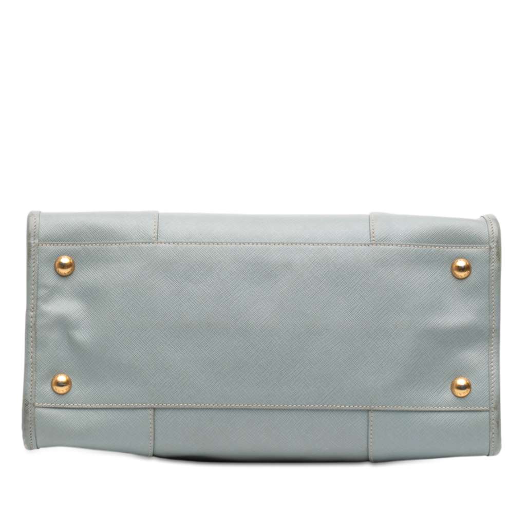 Prada Saffiano Lux Shopping Tote Blue Leather Good condition - Inside View