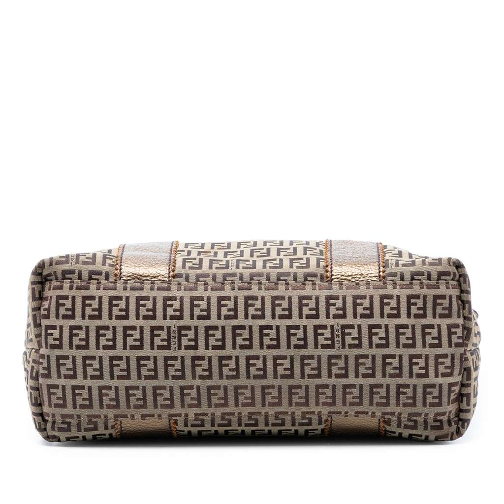 Fendi Zucchino Canvas Tote Brown Canvas Good condition - Inside View