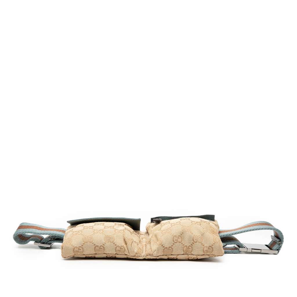 Gucci GG Canvas Web Belt Bag Brown Canvas Good condition - Inside View