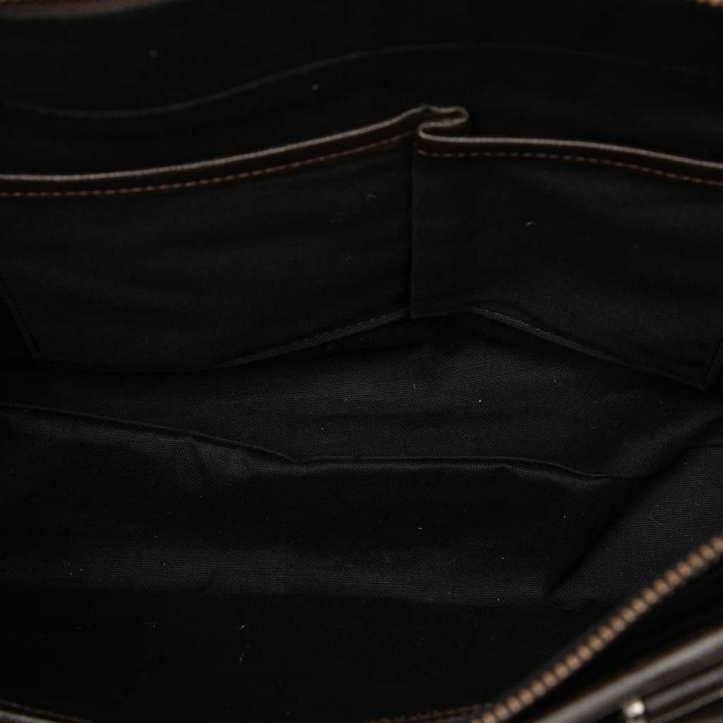 Burberry House Check Canvas Tote Brown Canvas Good condition - Model View