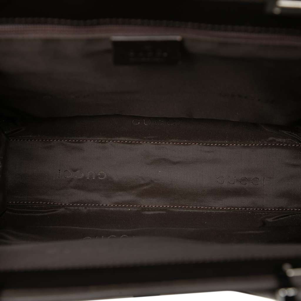 Gucci GG Canvas Jackie Handbag Brown Canvas Good condition - Model View