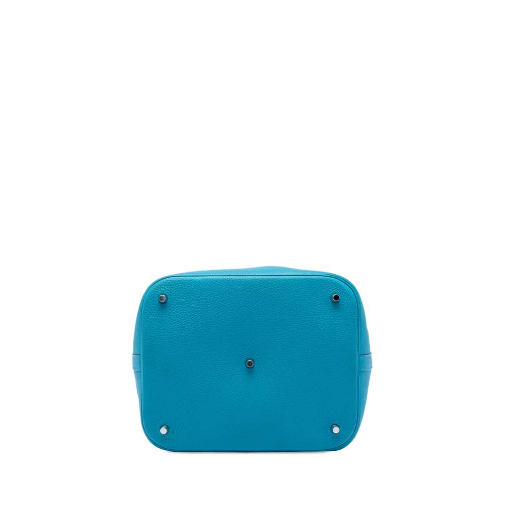 Hermès Clemence Picotin Lock 26 Blue Leather Good condition - Inside View