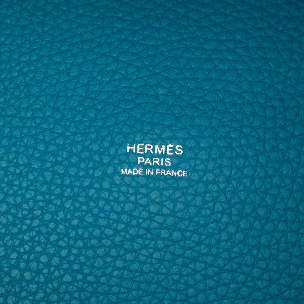 Hermès Clemence Picotin Lock 26 Blue Leather Good condition - Box View