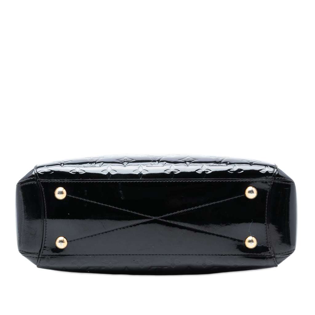 Louis Vuitton Monogram Vernis Montaigne MM Black Leather Good condition - Inside View
