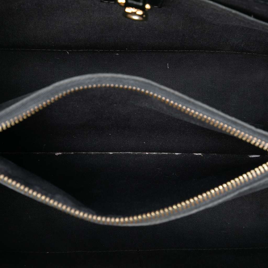 Louis Vuitton Monogram Vernis Montaigne MM Black Leather Good condition - Model View