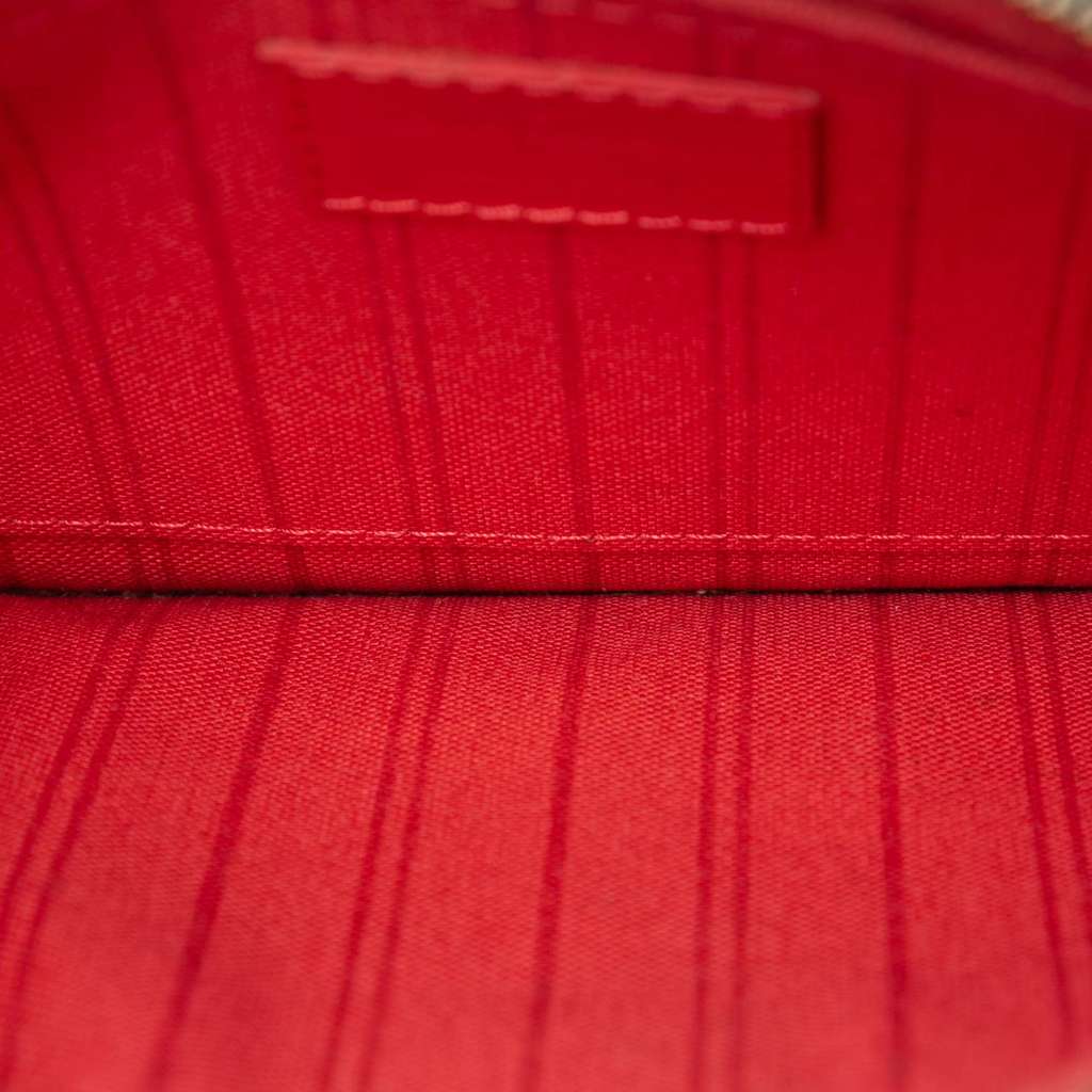 Louis Vuitton Monogram Neverfull MM Pouch Brown Good condition - Model View