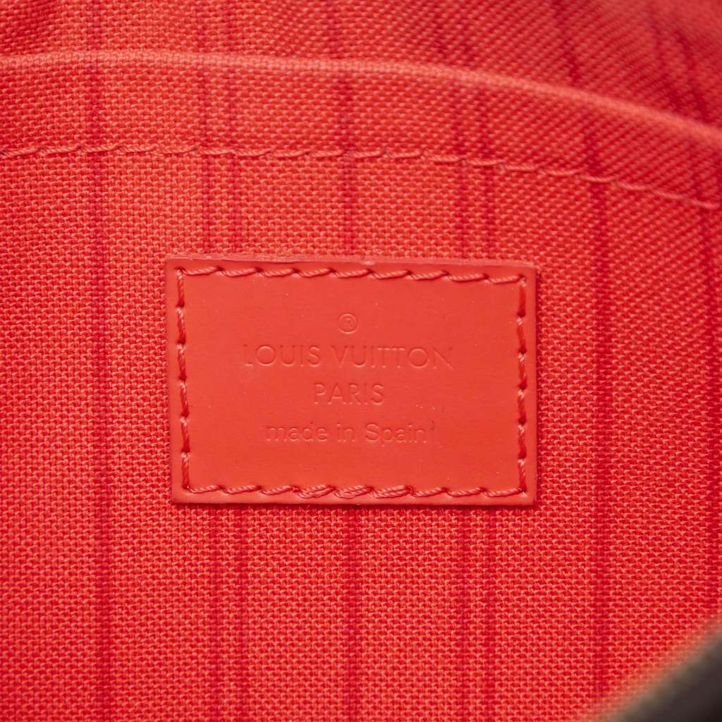 Louis Vuitton Monogram Neverfull MM Pouch Brown Good condition - Box View