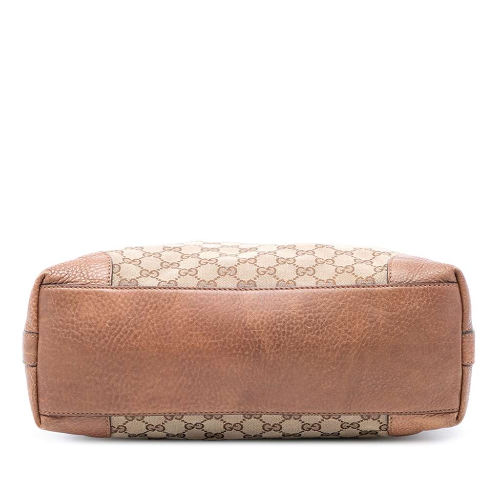 Gucci Small GG Canvas Miss GG Hobo Brown Canvas Good condition - Inside View