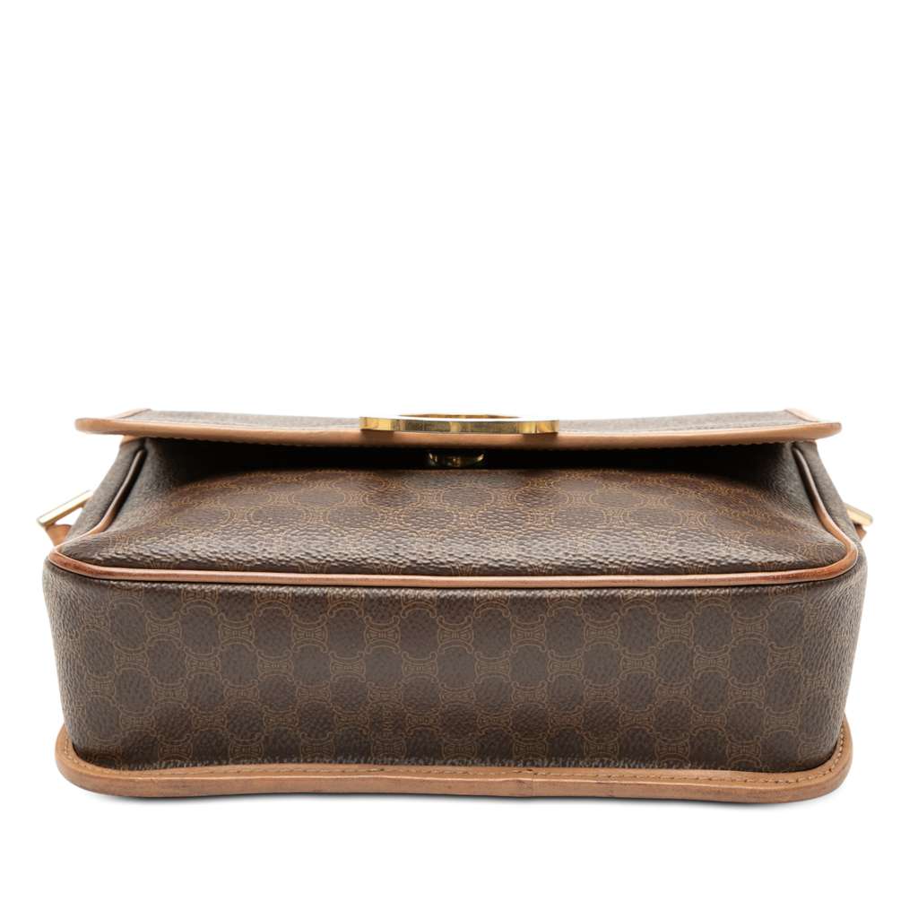 Celine Macadam Coated Canvas Crossbody Brown Canvas Good condition - Inside View