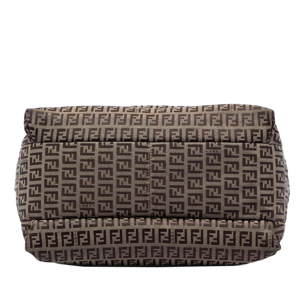 Fendi Zucchino Canvas Tote Brown Canvas Good condition - Inside View