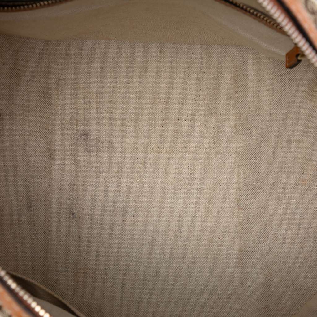 Gucci Medium GG Canvas Web Joy Boston Bag Brown Canvas Good condition - Model View