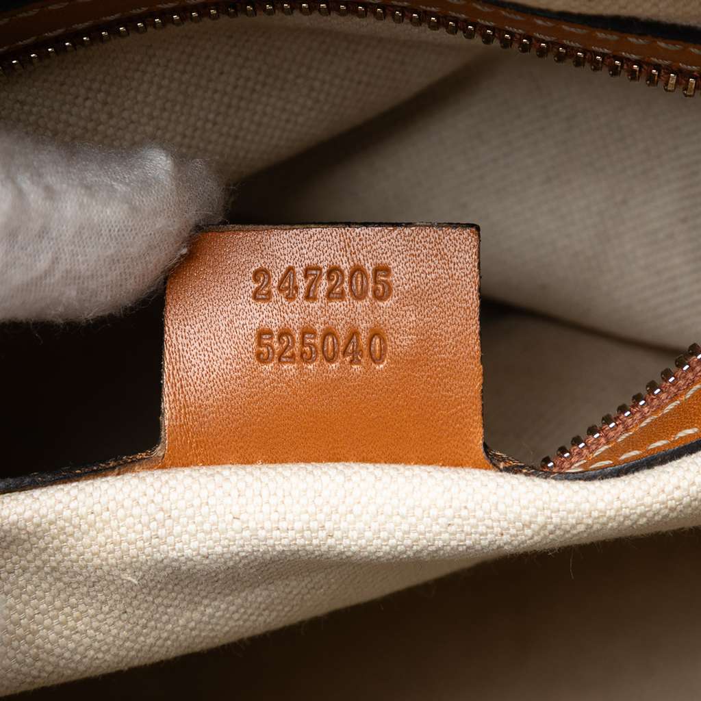 Gucci Medium GG Canvas Web Joy Boston Bag Brown Canvas Good condition - Box View